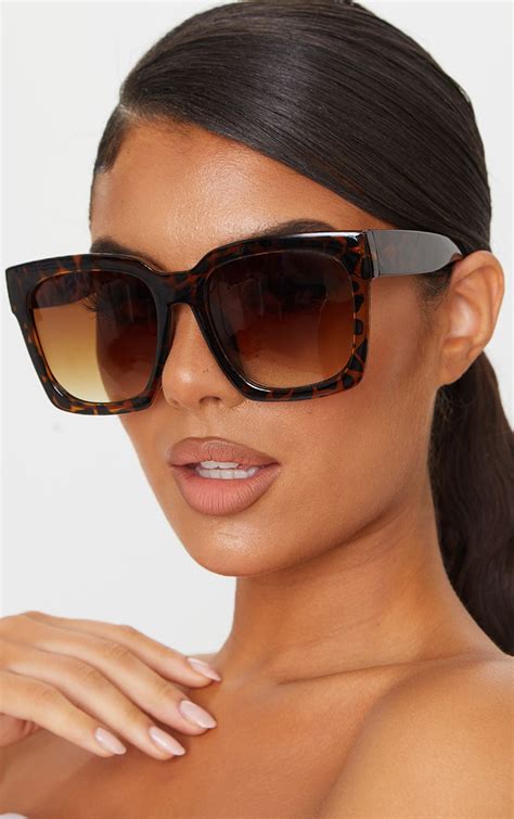 Women's Brown Designer Sunglasses 